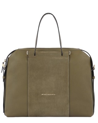 Piquadro - Cartella da donna in pelle porta pc 14''...