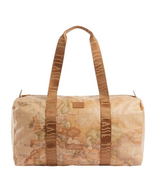 Alviero Martini Prima Classe - Borsone da viaggio medio in tessuto Geo Soft