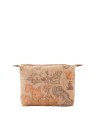 Alviero Martini Prima Classe - Pochette portatutto piccola in tessuto Geo Soft