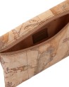 Alviero Martini Prima Classe - Pochette portatutto piccola in tessuto Geo Soft