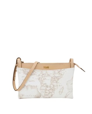 Alviero Martini Prima Classe - Small Geo White Shoulder Bag