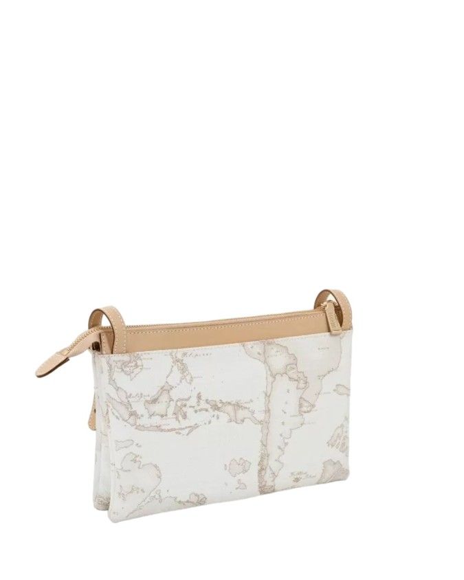Alviero Martini Prima Classe - Small Geo White Shoulder Bag