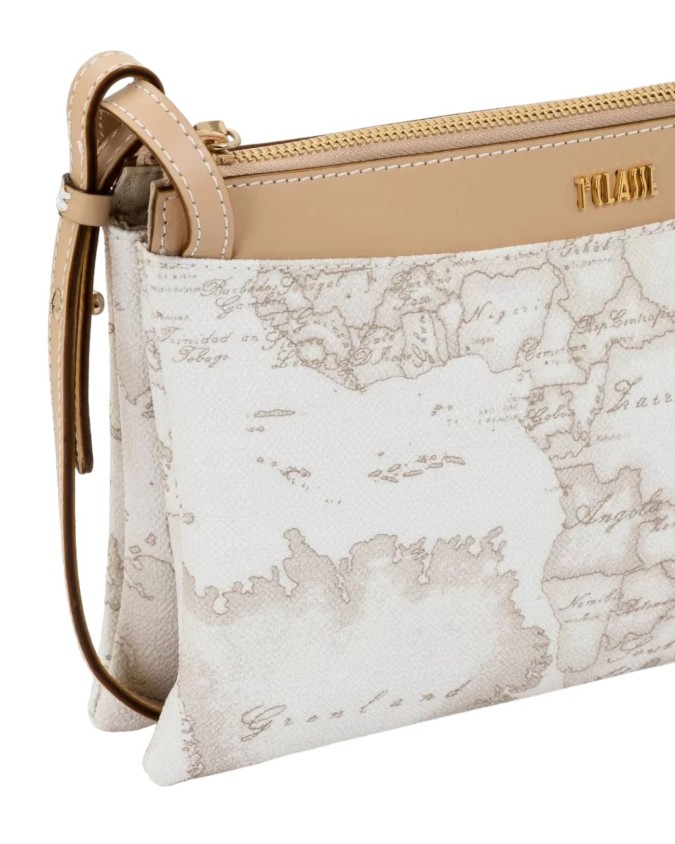 Alviero Martini Prima Classe – Kleine Umhängetasche „Geo White“