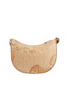 Alviero Martini Prima Classe - Borsa a tracolla a mezzaluna media con tasca Geo Soft