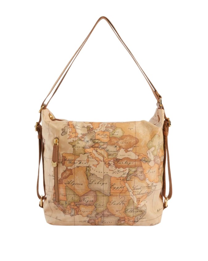 Alviero Martini Prima Classe - Borsa hobo doppia portabilità Geo Soft