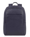Piquadro - Großer Rucksack für 15,6-Zoll-Laptops Black Square