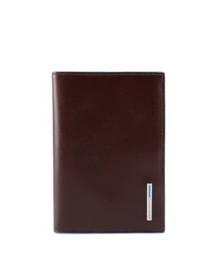  Piquadro - Porta passaporto in pelle unisex Blue Square