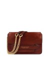 The Bridge - Borsa a tracolla con patta in pelle Lucrezia