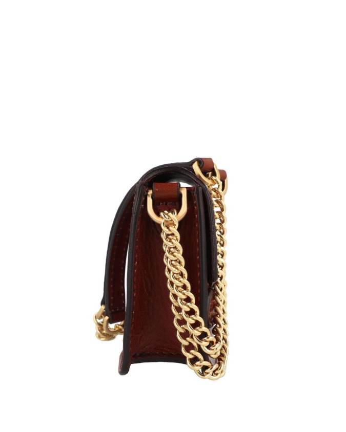 The Bridge - Borsa a tracolla con patta in pelle Lucrezia