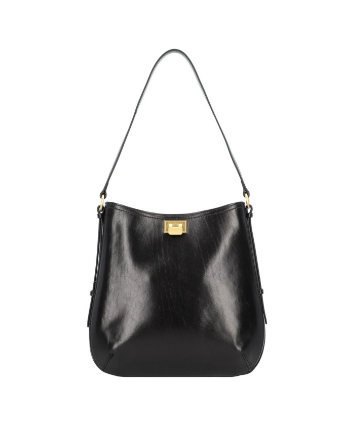  The Bridge - Borsa a spalla Hobo in pelle Federica