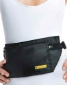 Travel Blue - Marsupio in poliestere con protezione RFID