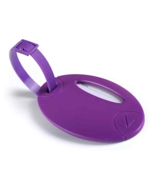 Travel Blue - Etichetta per bagaglio con nome in pvc