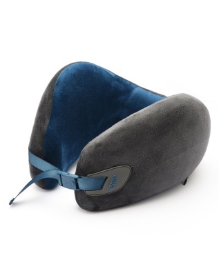 Travel Blue - Cuscino da viaggio in memory foam Infinity