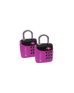 Travel Blue - Lucchetto a combinazione TSA a 3 cifre Combi Lock 2