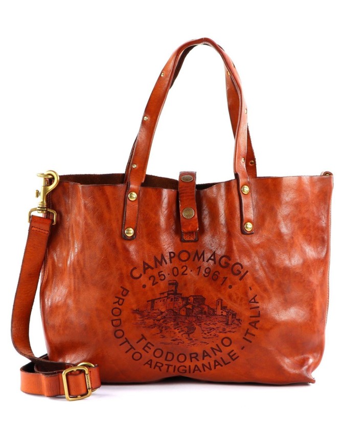 Campomaggi - Large leather tote bag...
