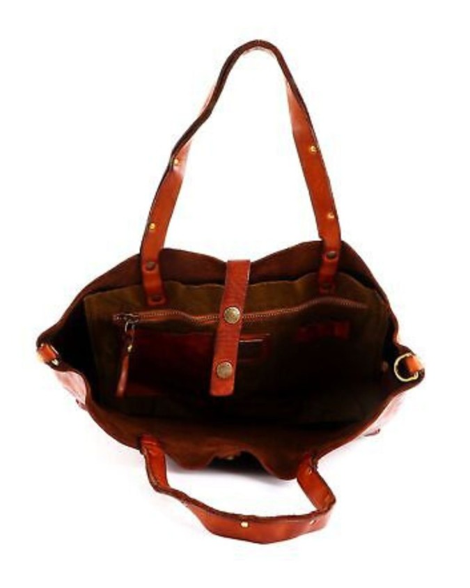 Campomaggi - Large leather tote bag...