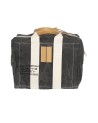  Manikomio Design - Borsa a mano grande in cotone Aviator's Kit
