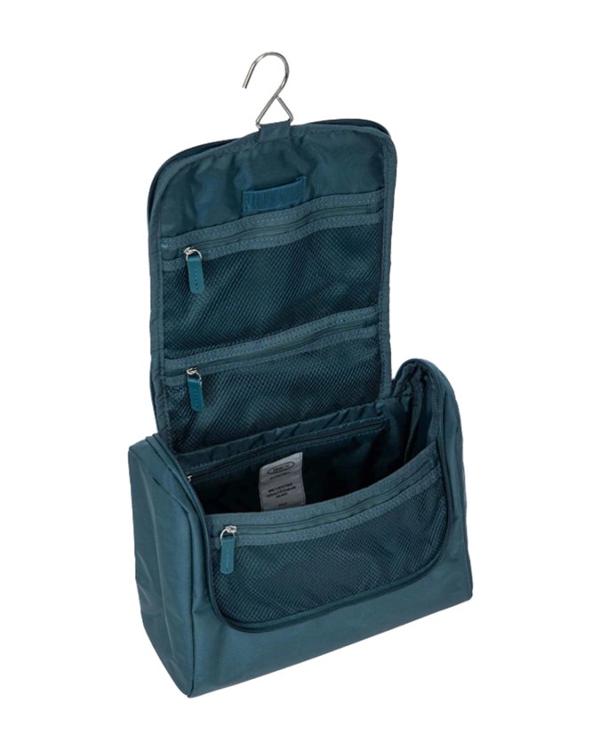 Bric's - Monochrome, multi-pocket toiletry bag made of recycled