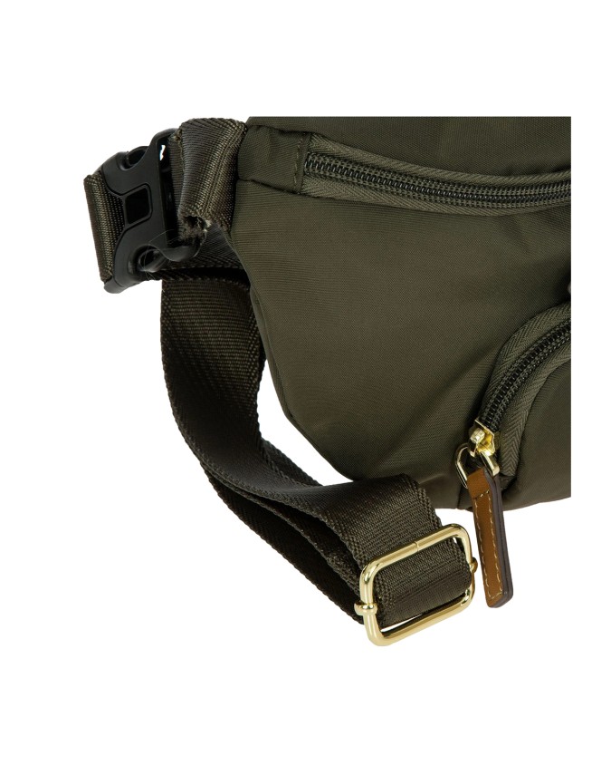 Bric's - Nylon Fanny Pack with External Pocket X-Bag