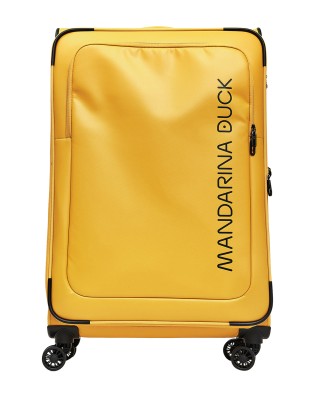 Mandarina Duck - Trolley Soft L Espandibile 4 ruote 78 cm in poliestere riciclato Eco Coated