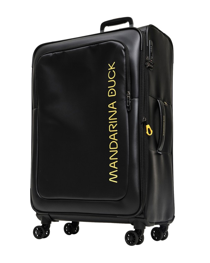 Mandarina Duck - Trolley Soft L Espandibile 4 ruote 78 cm in poliestere riciclato Eco Coated
