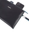 Piquadro - Pochette uomo in pelle sottile porta iPad®mini Blue