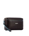Piquadro - Pochette in pelle a due scomparti Blue Square