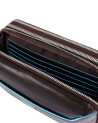 Piquadro - Pochette in pelle a due scomparti Blue Square