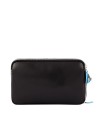 Piquadro - Pochette in pelle a due scomparti Blue Square
