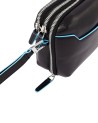 Piquadro - Pochette in pelle a due scomparti Blue Square