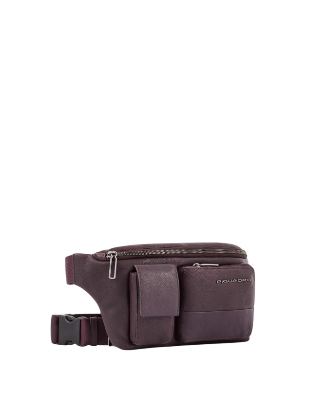  Piquadro - Marsupio in pelle con protezione anti frode RFID