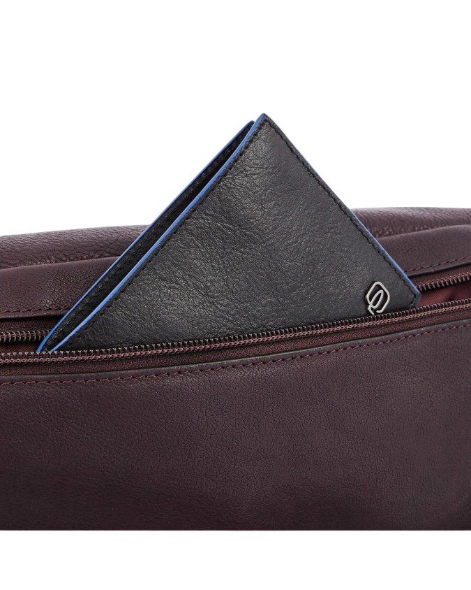  Piquadro - Marsupio in pelle con protezione anti frode RFID