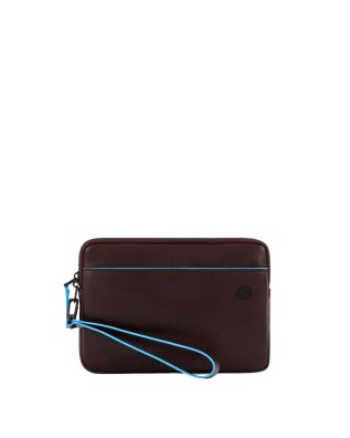 Piquadro - Leder-Clutch mit Kreditkartenfächern und einem...