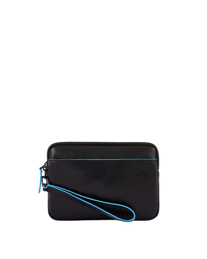 Piquadro - Leather clutch with credit...