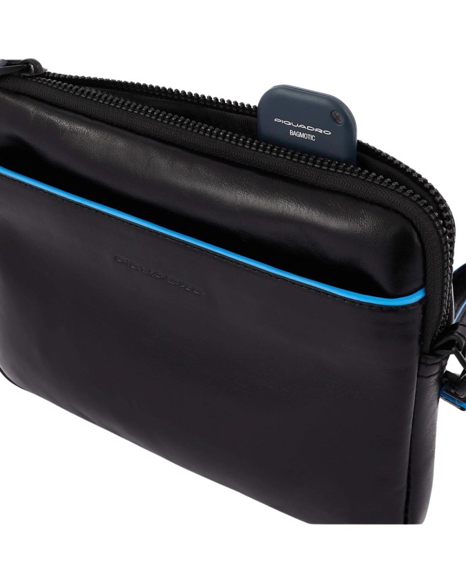 Piquadro - Leather clutch with credit...