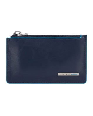 Piquadro - Clutch aus feinem Leder mit abnehmbarem...