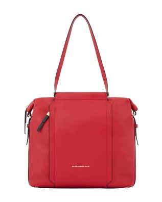  Piquadro - Borsa donna in pelle porta pc 14'' e iPad®Pro