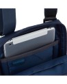 Piquadro - Kleine Tasche aus Leder und Stoff mit Platz für ein iPad mini Keith