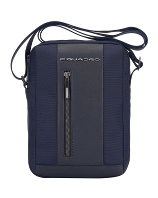 Piquadro - Borsello porta iPad®mini in tessuto riciclato con tasche per AirPods® Brief 2