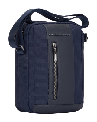 Piquadro - Borsello porta iPad®mini in tessuto riciclato con tasche per AirPods® Brief 2 2