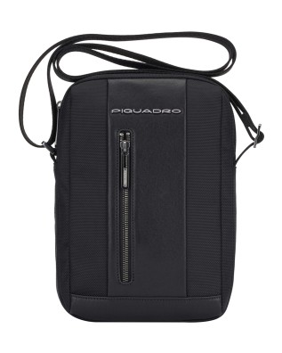 Piquadro - Borsello porta iPad®mini in tessuto riciclato con tasche per AirPods® Brief 2