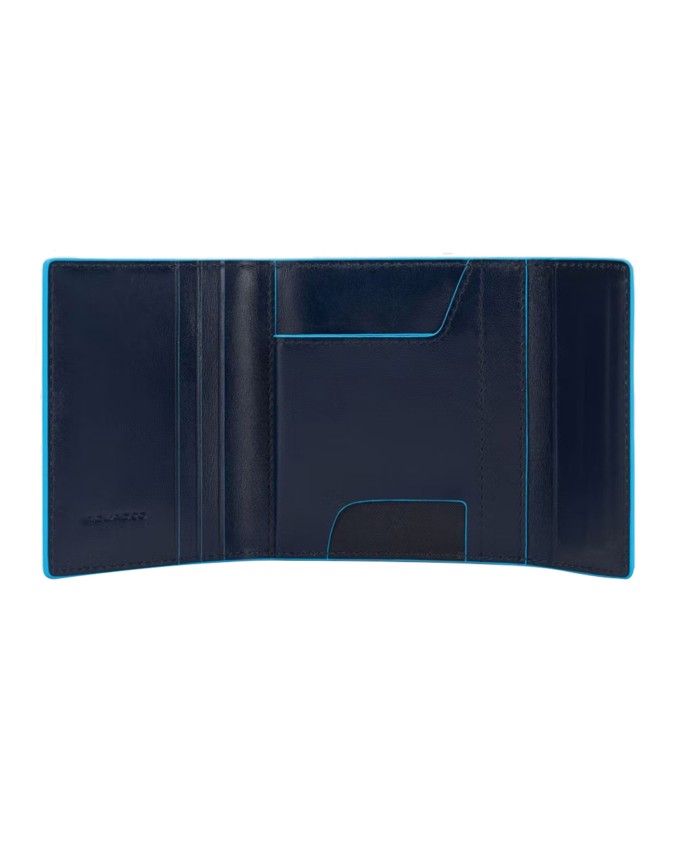 Piquadro - Portafoglio uomo in pelle tascabile con protezione RFID