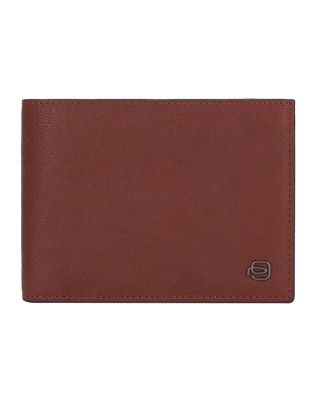 Piquadro - Portafoglio uomo in pelle con porta documenti Black Square
