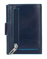 Piquadro - Herren-Taschenportemonnaie mit Münzfach Blue Square