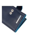 Piquadro - Blue Square Men's Pocket Wallet with Coin Pocket