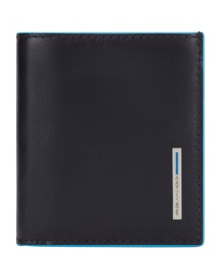  Piquadro - Portafoglio uomo verticale con porta carte di