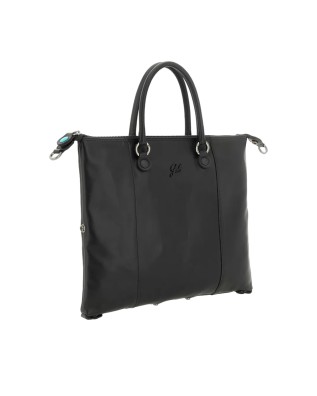 Gabs - Borsa a mano trasformabile in pelle G3 Plus Tg M Vitello Black 2