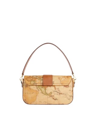 Alviero Martini Prima Classe - Borsa con patta in tessuto goffrato Geo Classic 2