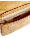 Alviero Martini Prima Classe - Borsa con patta in tessuto goffrato Geo Classic