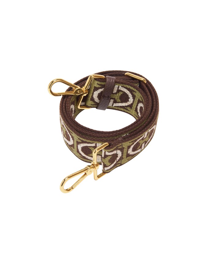 Coccinelle - Jacquard fabric shoulder...